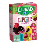 Curad Adhesive Bandages,Cupcake Covers - 20/box