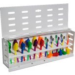 Wall Mount Toothbrush Rack with 20 Toothbrushes