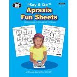 Say & Do Apraxia Fun Sheets