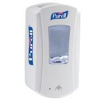 White TouchFree Purell Dispenser,1200 ml,