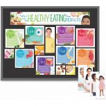 Healthy Eating from Head to Toe Bulletin Board Kit