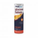 Trueplus Glucose Tabs, Orange 10 Ct