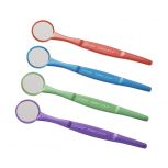 Disposable Mouth Mirrors, Assorted Colors, 144/Box