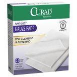 Curad Sterile Gauze Pads 4" x 4", 4-PLY, 24/box, gauze pad