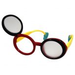 Flip Up Occluder Glasses with Frosted Lens