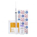 Curaplex Epi Kit - Adrenaline Vial, Syringe, Alcohol Prep Pad, and Bandage