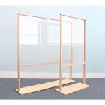 Floor Standing Acrylic Partition