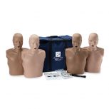 PRESTAN Professional Diversity Kit CPR Training Manikins with Rate Monitor 4-Pack