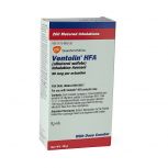 Ventolin HFA Inhaler, 18 g (200 Actuations)