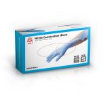 Nitrile Exam Gloves, Light Blue, 3.7 mil, 100/box