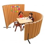  Quiet Dividers with Sound Sponge Walls and Accessories 