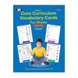 Webber Core Curriculum Vocabulary Cards Fun Sheets Level One