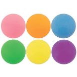 Multicolor table tennis balls