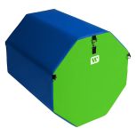 Small Tumbling Octagon 20x20x24 Green/Blue