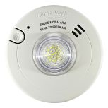 First Alert Hardwired Smoke and CO Alarm with LED Strobe Light