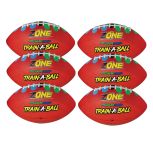 The Zone POWRGRIP Train-A-Ball Football, 6/pk 