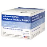 ALBUTEROL 0.083% 2.5MG, 3ML, 25 VIALS/BX