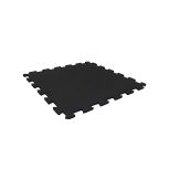 Basic Fit Rubber Interlocking Black Center Tile