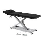 Mammoth 3-Section Hi-Lo Treatment Table, Black