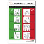 Influenza A (H1N1 Flu Virus) Poster