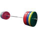 York® Barbell 275 lb. Colored Rubber Bumper Set