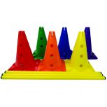 The Zone™ Slotted Cones & Poles Set 