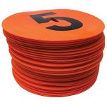 Neon Orange Spot Markers