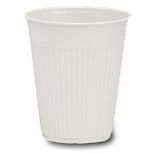 5 oz. White Plastic Cup 100/Tube