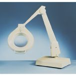 Illuminated Magnifier, 2-1/2" Clamp-On Base Model and Replacement Bulbs  