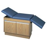 Deluxe Space-Saver Exam Table with Adjustable Backrest and Footrest 68"L x 24"W x 30"H