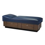 S Varsity Custom Recovery Couch with Wire Drawer Pulls Stationary Headrest