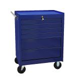 6 Drawer Value Key Lock Cart - Blue