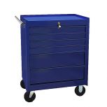 6 Drawer Value Key Lock Cart - Blue