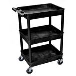 Heavy-Duty 3-Shelf Equipment Cart