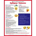 Epilepsy/Seizures Magnet, Laminated - 8.5" x 11"