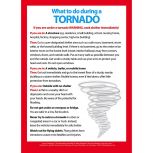 Tornado Jumbo Safety Magnet, 7" x 5"