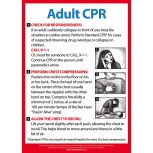 Hands Only CPR Jumbo Safety Magnet - 7" x 5"