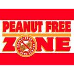 Peanut Free Zone Sign