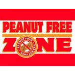 Peanut Free Zone Sign