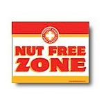 Nut Free Zone Sign