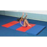 EnviroSafe™ Folding Mats-Velco on 4 ends: 2 1/2“ Extra Firm/Soft Combo • 6' x 12'