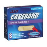 Kid-Size Sheer Adhesive Bandages, 5/8" X 2-1/4", 100/Box