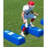 Fisher Stepover Dummies: 48'L x 10'H x 17' Base x 12' Top (40 lbs)