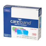 Antibacterial Assorted Neon Color Bandages, 100/bx