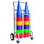 Double E-Z Roll Poly Cone Cart