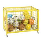 SecurityYELLOW™ Locking Ball Storage Carts