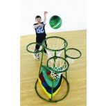 Adjustable Multi-Ring Basketball Stand