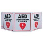 Standard AED 3-Sided Eco-Sign