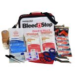 BleedStop DOUBLE 100 OTS (Over-The-Shoulder) Bleeding Wound Trauma First Aid Kit (32720), gunshot trauma kit