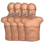 Simulaids Economy Adult Sani-Manikin 4/Pack with Carry Bag